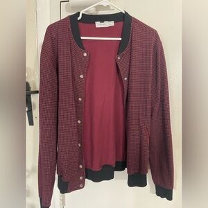 Topman Deep Red Knitwear